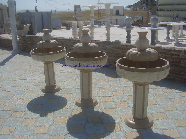 Traverten Mucartalı Salon Fıskiyesi